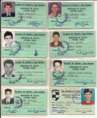 Carteirinha dos Atletas